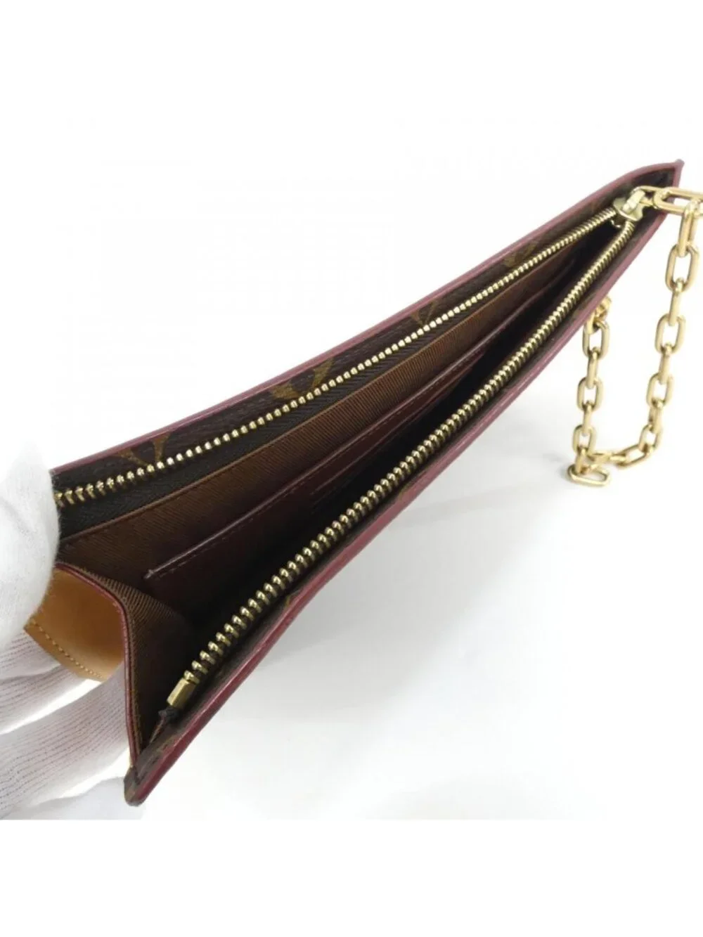 Louis Vuitton Monogram Chain Clutch